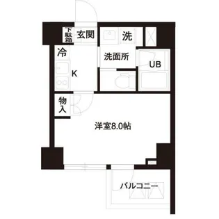 レジディア白金高輪【7階】の間取り