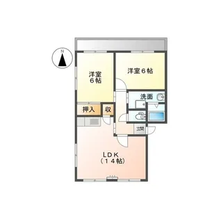 グリーンハイム千草【3階】の間取り