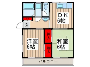 キャピタル2号館【1階】の間取り