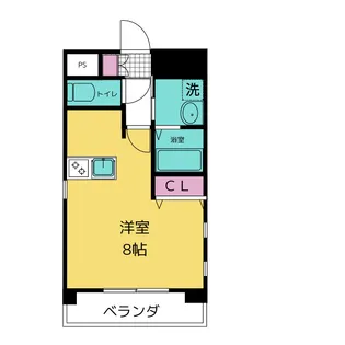 プレサンス新栄デコール【7階】の間取り