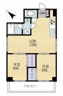 駒込マンション【2階】の間取り
