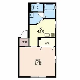 モンテリブロ【1階】の間取り