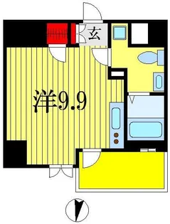 リエス千葉新宿【3階】の間取り