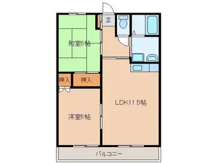 ビルドM【2階】の間取り