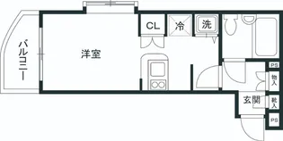 ワコーレ五反田【2階】の間取り