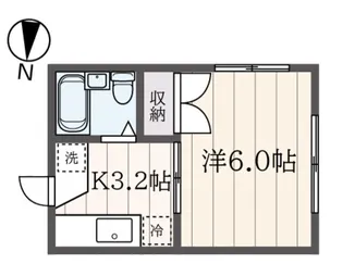 パークサイドカタクラ【2階】の間取り