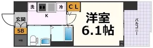 Live Casa堀田【8階】の間取り