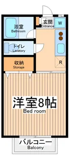 ヴィラウエスト【2階】の間取り