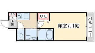 AILE上新庄【2階】の間取り