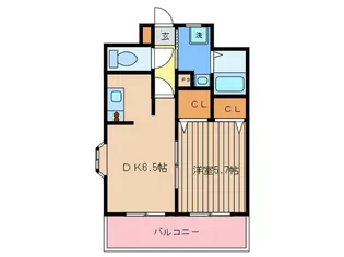 YSマンション【2階】の間取り