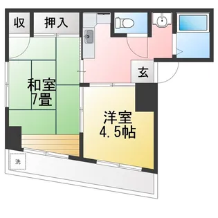 メゾン藍【1階】の間取り