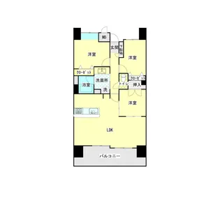 フローレンス井口ガーデンコート【1階】の間取り