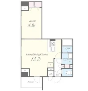 JPT RESIDENCE【2階】の間取り