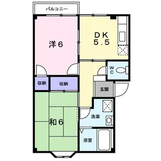 フルーレゾン【2階】の間取り