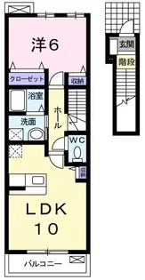 メゾン・シャルマン【2階】の間取り