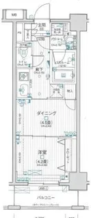 日神デュオステージ船橋【8階】の間取り