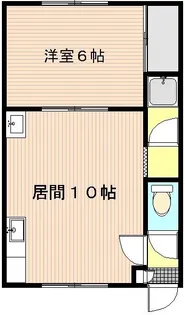 タイガーハイツ【1階】の間取り