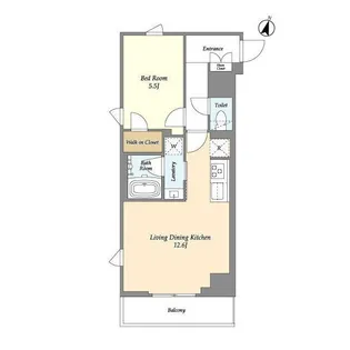 AIFLAT若松河田【3階】の間取り