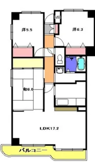 アイングレース八千代【11階】の間取り