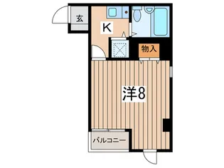 コパーズアプト鶴ヶ峰【2階】の間取り