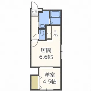 エスパスデュノール【2階】の間取り