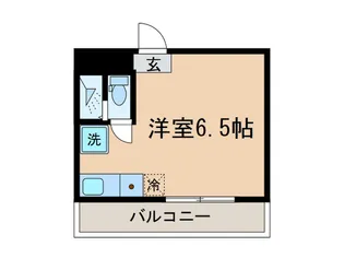 カレッジマンション七瀬川【2階】の間取り