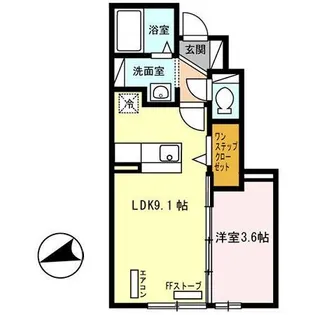 K-haus A【1階】の間取り