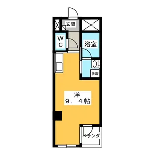 シャトーヨサミ【2階】の間取り