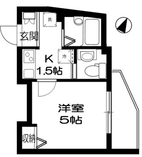 レゴリス【4階】の間取り