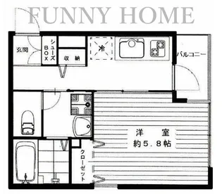 arc-en-ciel(アルカンシェル)【3階】の間取り