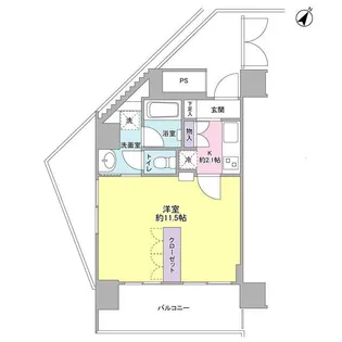 Grandeur綾瀬【5階】の間取り