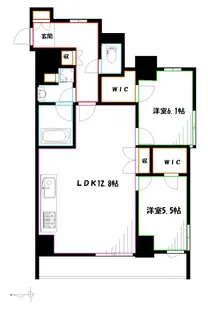 KDXレジデンス三鷹【8階】の間取り