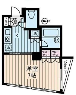スターライト上池袋【6階】の間取り