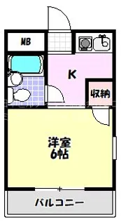 コスモ深井【3階】の間取り