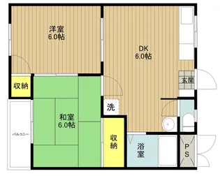 Uハイツ【2階】の間取り