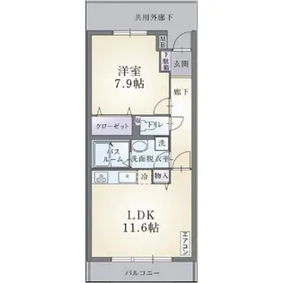 ソレイユ ノール【2階】の間取り