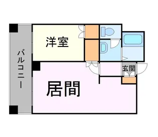 ラフィネタワー札幌南3条【4階】の間取り