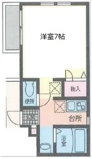 クレセノーヴァ【3階】の間取り
