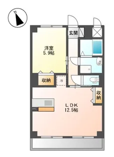 サン アルチェ A【2階】の間取り