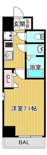 クレストタップ京橋【2階】の間取り