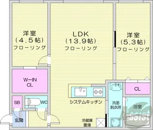 Applause Gateway【1階】の間取り