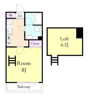 サンヴィアーレフジ【1階】の間取り