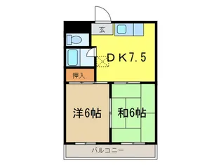 アネックス安井【2階】の間取り