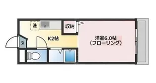 ルートワン石田【2階】の間取り