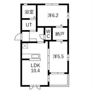 リバティーヒルズ【1階】の間取り