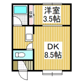 プロム93【2階】の間取り