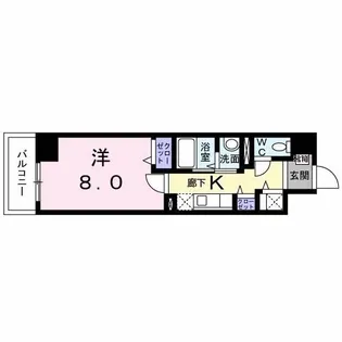 スカイハウス【7階】の間取り