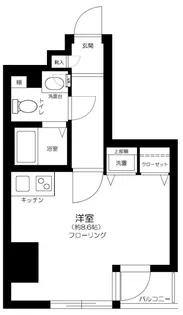 シンシア六本木【7階】の間取り