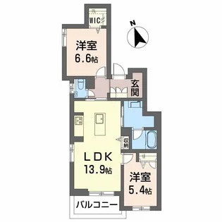 グレインコート【4階】の間取り