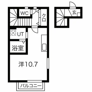メゾン・ド・シルバII【2階】の間取り